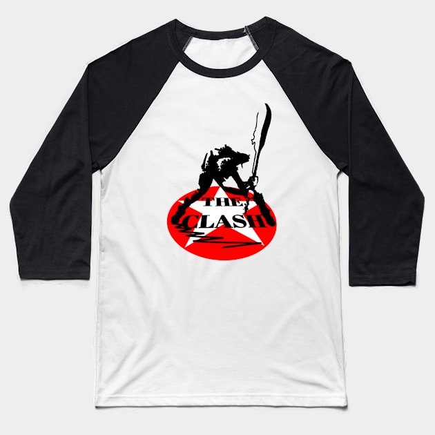 The clash T-shirt Baseball T-Shirt by Kutu beras 